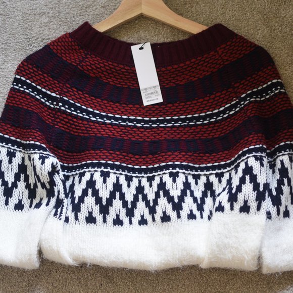 New BB Dakota Play Fair Isle Sweater - XS Ivory - Picture 6 of 9